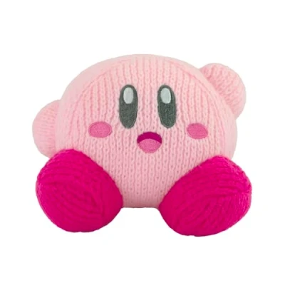 Afbeelding van TOMY Nuiguru Kirby Gebreid pluche dier Gehaakte dieren Zacht en comfortabel speelgoed kamerdecoratie 15,2 cm