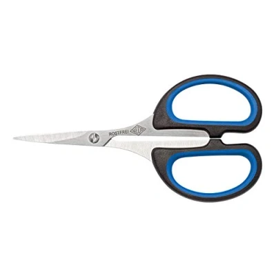 Afbeelding van Wedo 9794 Schaar, puntig, 10,5 cm, zwart/blauw
