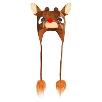 Afbeelding van Widmann 09772 rendierhoed pluche rendier kerstman kerstmuts hoed kapsel accessoires carnaval themafeest