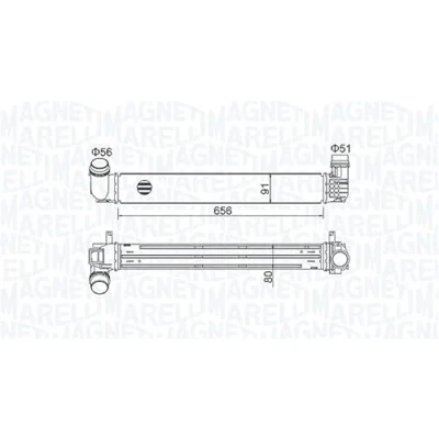 Afbeelding van MAGNETI MARELLI 351319204730 Intercooler RENAULT: MEGANE 3 Grandtour