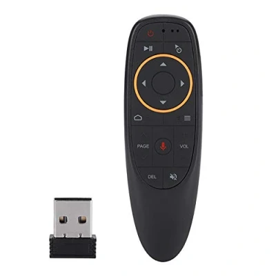Afbeelding van Draadloze afstandsbediening 2,4 G, Bewinner 17 toetsen draadloos voor smart tv/Android TV settopbox/pc, geïntegreerde 6 assige gyroscoop
