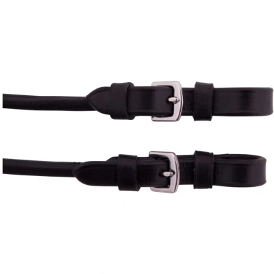 Afbeelding van Premiere Pelhamriemen rondgenaaid p.pr VE3 One Size Zwart