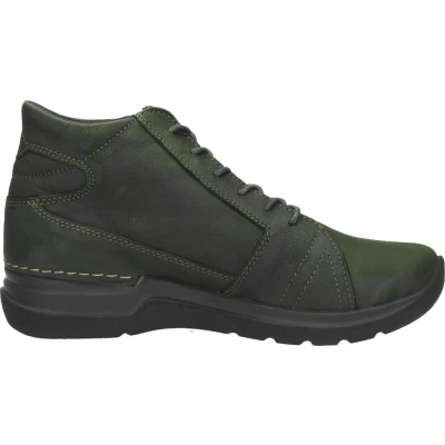 Afbeelding van Wolky Why Veterschoenen Hoog groen Maat 36
