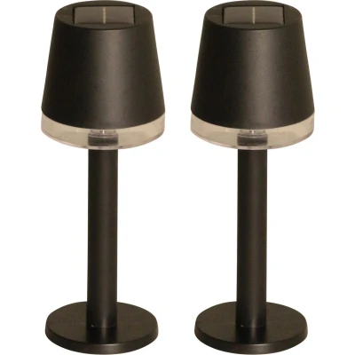 Afbeelding van Solar Tafellamp Cala d&#039;Or LED 2 stuks