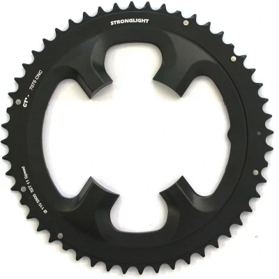 Afbeelding van Stronglight Compatible Shimano 105 Di2 110 Bcd Kettingblad Zwart 50t