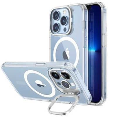 Afbeelding van ESR HaloLock Klassieke beschermhoes compatibel met iPhone 13 Pro Max, MagSafe compatibel, standaard, bescherming volgens militaire normen, geïntegreerde camera ringhouder,
