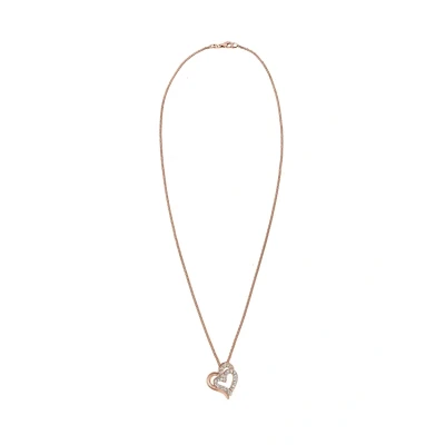 Afbeelding van Elli HERZ Funkeln Ketting, Dames, Maat: 45, Roségold