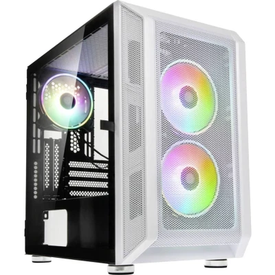 Afbeelding van Kolink CITADEL MESH RGB WHITE Midi tower Gaming behuizing, Behuizing Wit
