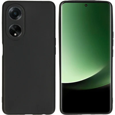 Afbeelding van iMoshion Hoesje Geschikt voor Oppo A98 Siliconen Color Backcover Zwart