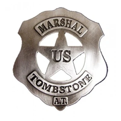 Afbeelding van Denix Amerikaanse Marshall Tombstone Sheriff Star Cowboy Western Badge