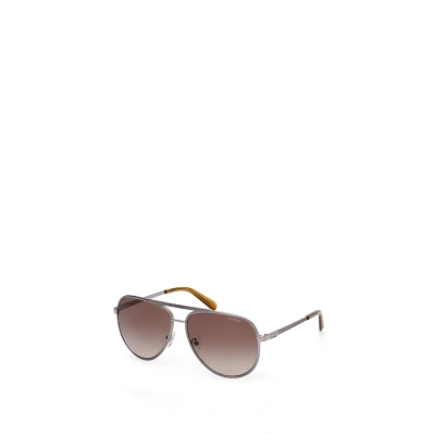 Afbeelding van Guess Zonnebril, Heren, Maat: One Size, Matte anthracite gray brown