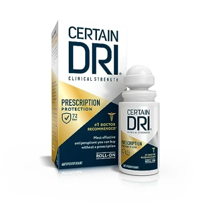 Afbeelding van Certain Dri zweetpreventie, prescription strength clinical, meest effectieve zweetpreventie zonder recept, tot 72 uur bescherming, roll on, 35 ml