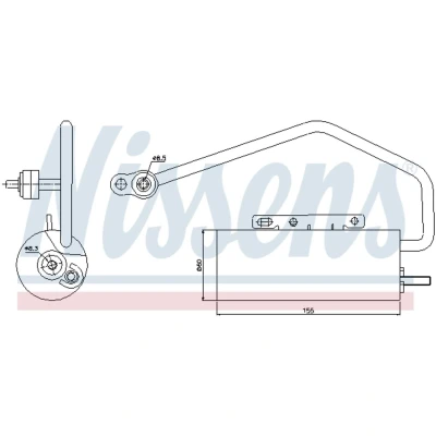 Afbeelding van Nissens Airco droger/filter 95447