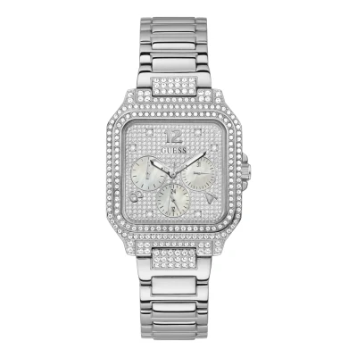 Afbeelding van GUESS dames Deco horloge GW0472L1 in de kleur Zilver