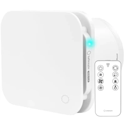 Afbeelding van Turbionaire Trend Plus 150 WM stofzuiger voor badkamer, keuken, afstandsbediening, multifunctioneel, max. 6,5 W, mm, 7 snelheden + boost, DC borstelloze motor, terugslagventiel, timer, stil