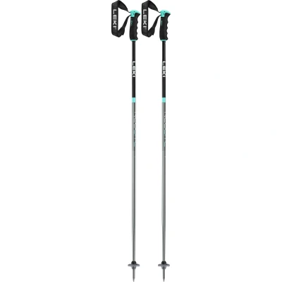 Afbeelding van Neolite Airfoil Skistokken Dames Gunmetal Black Light Turquoise900 1200 Grijs