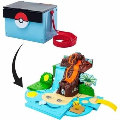 Afbeelding van Bandai Pokémon schoudertas van de trainer speelwereld met functies accessoire dat verandert in een universum JW2366