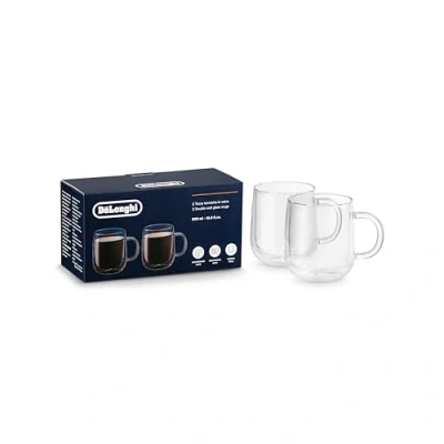 Afbeelding van De&#039;Longhi Set van 2 dubbelwandige glazen bekers 500 ml