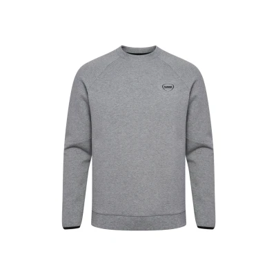 Afbeelding van Hummel Regular CREW Sweater, Heren, Maat: Small, Grey melange