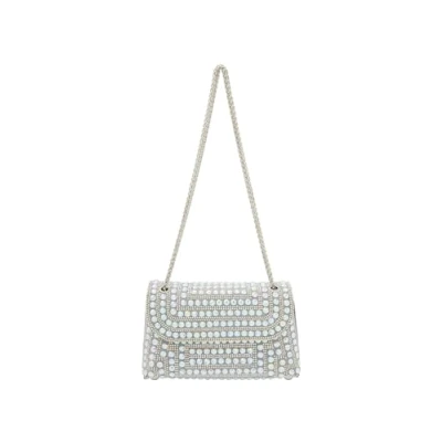 Afbeelding van faina Sac à rabat pour femme, argenté, taille unique, Einheitsgröße