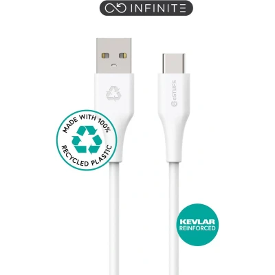 Afbeelding van eSTUFF ES605170, 1 m, USB C, A, 2.0, 0,48 Gbit/s, Wit