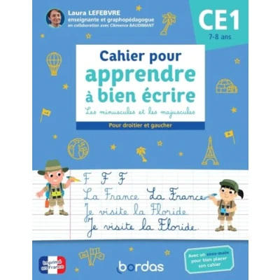 Afbeelding van CAHIER D&#039;ECRITURE APPRENDRE A BIEN ECRIRE CE1