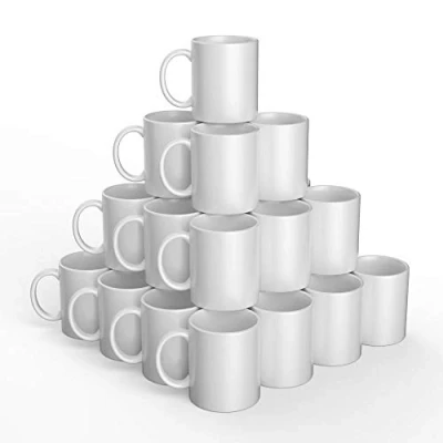 Image de 36 Mugs Céramique À Customiser Blanc 340 ml Cricut