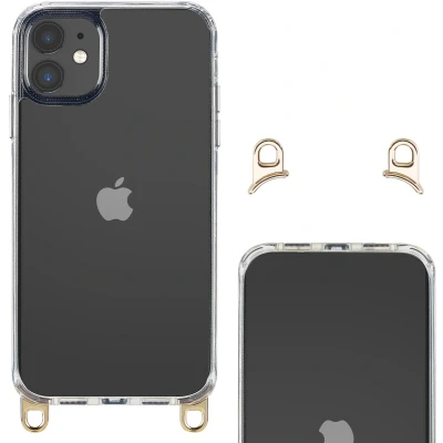Afbeelding van Selencia Hoesje Geschikt voor iPhone 11 Cord Case zonder koord Transparant