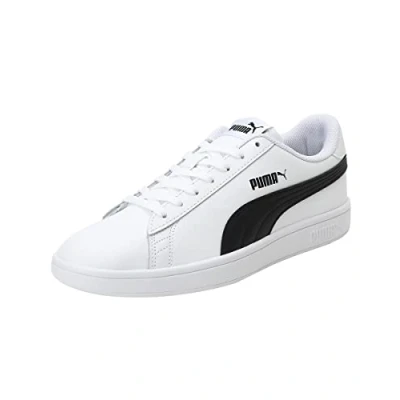 Image de Puma Smash V2 L Mixte Baskets, White Black, 37 EU