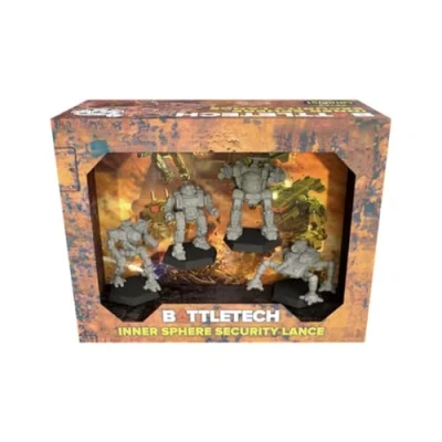 Afbeelding van BattleTech Miniatures Inner Sphere Security Lance Expansion Miniature Game Catalyst Labs Ages 14+