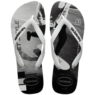 Afbeelding van Havaianas Hype, teenslippers voor heren, wit/wit/zwart/zwart