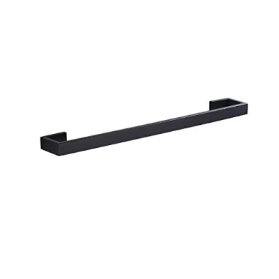Afbeelding van 62 cm handdoekstang, mat zwart, van 304 roestvrij staal, wandhanddoekhouder