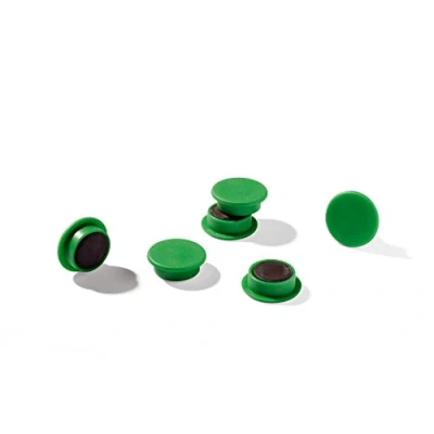 Afbeelding van Durable 470205 magneten (21 mm, 210p) 6 stuks groen voor steekbord, koelkast
