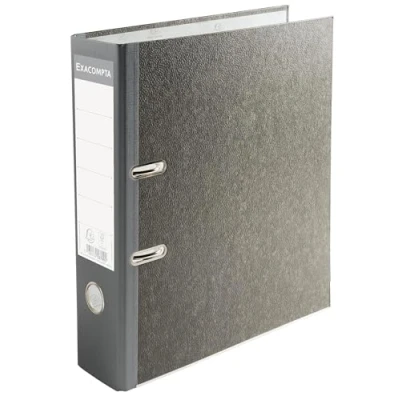 Afbeelding van Exacompta 53709E 20x brevordn PremA4 D80mm Marb Grå Sp