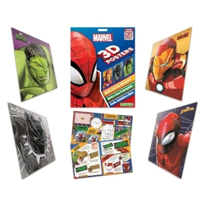 Afbeelding van Scan the QR code to see how create your own wall art! Marvel: 3D Posters