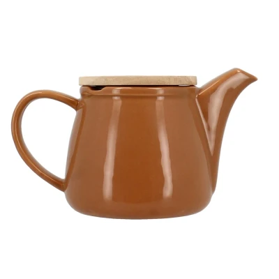 Afbeelding van Ogo Living Anna Theekan 0,50l Noisette Roestvrij Staal