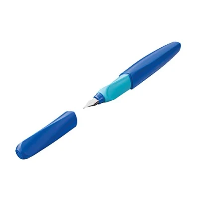 Image de Pelikan 814737 Twist Plume M, bleu profond, avec 1 cartouche, pièce