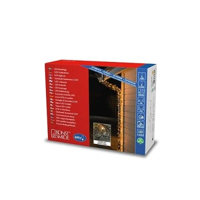 Afbeelding van Konstsmide 3646 800 Micro lichtketting Energielabel: F (A G) Aantal lampen 600 Barnsteen Verlichte lengte: 41.93 m