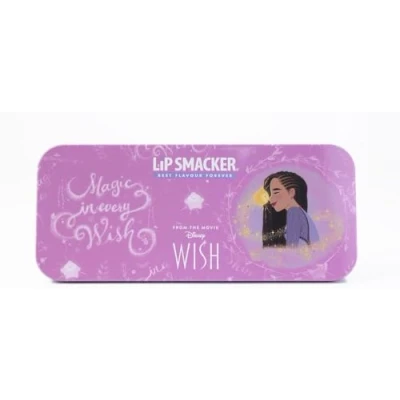 Afbeelding van Lip Smacker Wish &amp; Face Tin, make upset voor kinderen met Disney lipgloss en glinsterende crèmes, inclusief applicatoren, prinsessencadeaus oneindige creativiteit
