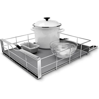 Afbeelding van Keukenkastorganiser Inbouw 51 cm Grijs Simplehuman