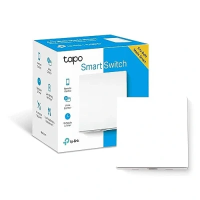 Afbeelding van Tapo TP Link S210 slimme schakelaar, 1 voudig, weg, compatibel met Alexa en Google Home, geen neutrale kabel nodig, hub vereist