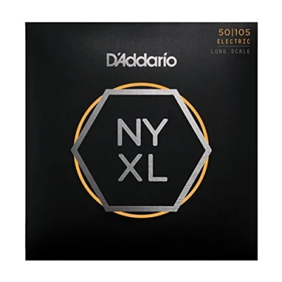 Afbeelding van D&#039;Addario 4er Bass NYXL 50 105 70 85 105, NYXL50105 Snarenset voor 4 string basgitaar