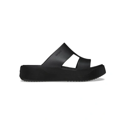 Afbeelding van Crocs Getaway Hstrap Muiltjes, Dames, Maat: 34.5, Black Kunststof