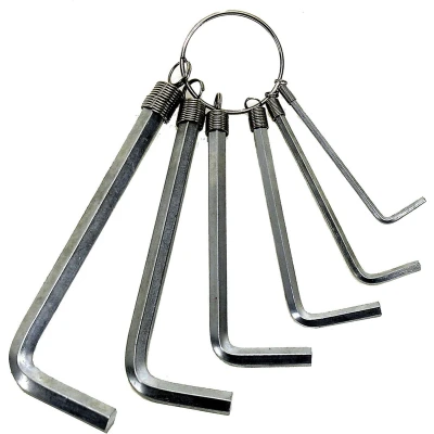 Afbeelding van Inbussleutel Set 2 3 4 5 6 7 mm