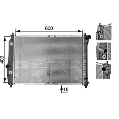 Afbeelding van Mahle Original Radiateur CR 131 000S