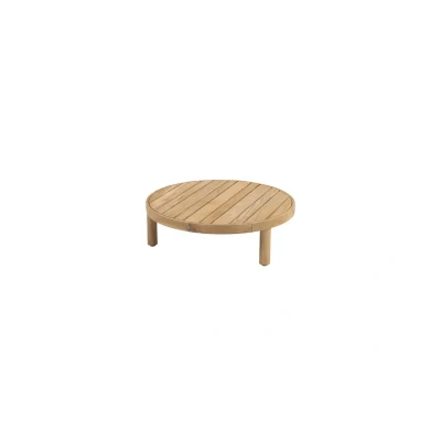 Afbeelding van Finn salontafel teak 80 cm dia. H25 4SO