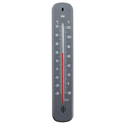 Afbeelding van Stijlvolle wandthermometer gemaakt in Groot Brittannië voor thuis, kantoor, tuin of kas, 215 mm