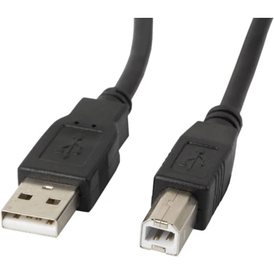Afbeelding van Lanberg CA USBA 10CC 0030 BK USB kabel 3 m 2.0 B Zwart (3 m, 2.0),