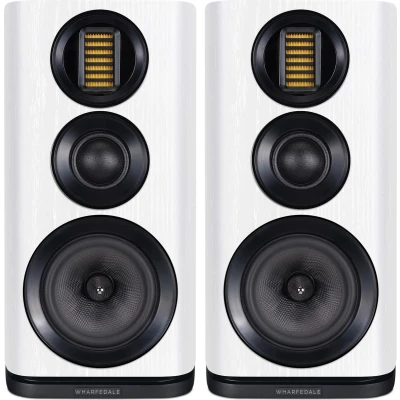 Afbeelding van Wharfedale EVO 4.2 Boekenplankluidsprekers Kevlar basweergave AMT tweeters Wit (per paar 2 stuks)