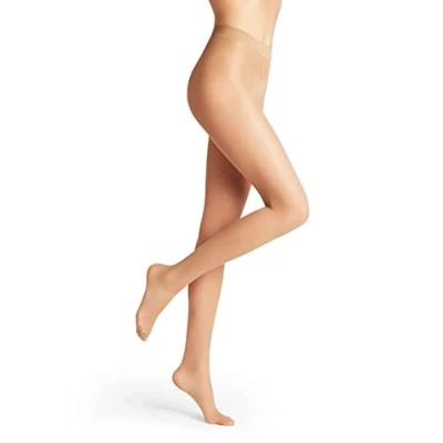 Afbeelding van FALKE Dames Pure Matt 20 DEN transparante panty mat effen elegante riem comfort zonder druk op de taille stop mesh aan tenen fijn garen zacht duurzaam 1 paar, Brasil huideffect 4679, XL